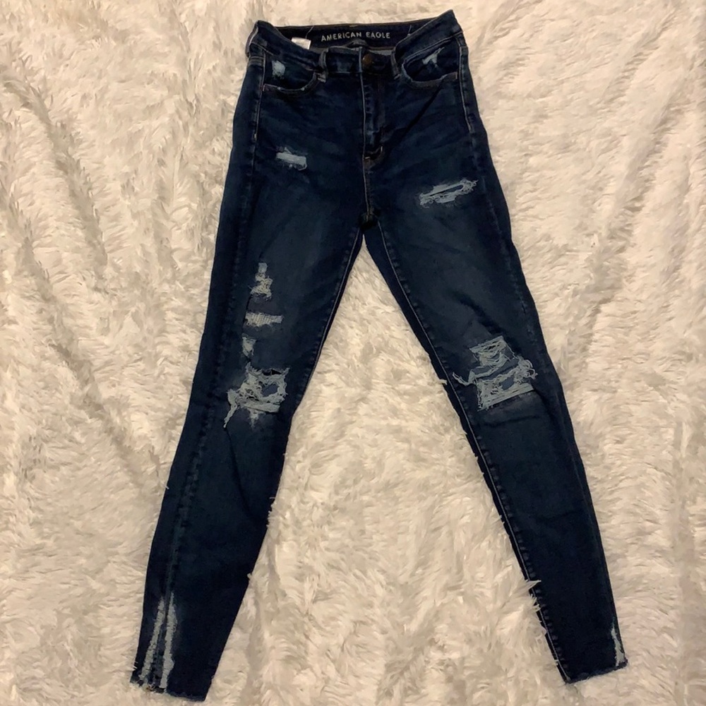 American Eagle 
Size 8 super hi-rise Jegging 
Ne(x)t level stretch